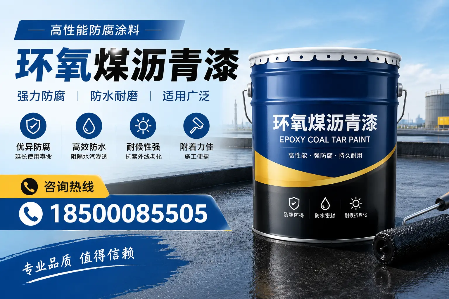 环氧煤沥青漆的主要成分与功能，海拉尔用户深度了解